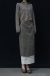 SWAYING 24 Autumn and Winter Thick Lapel Cardigan SW-SW24AW1T71-HZ Gray Brown SW-SW24AW1T70